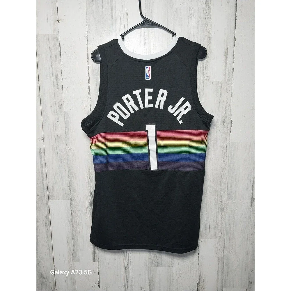 Denver Nuggets Michael Porter Jr Black Nike City Edition Jersey 48